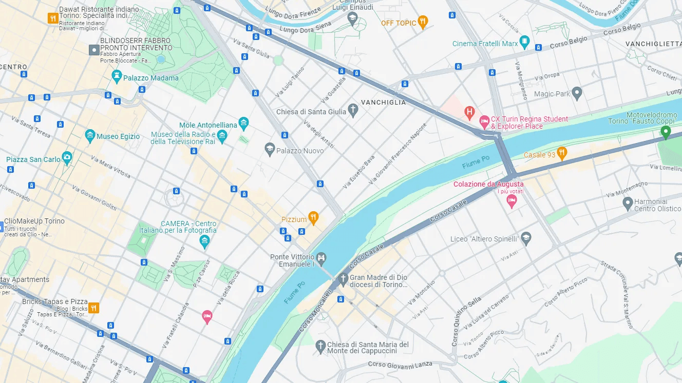 Mappa del punto di incontro